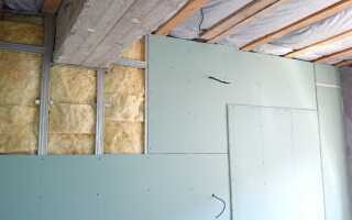 Использование гипсокартона в каркасном доме
