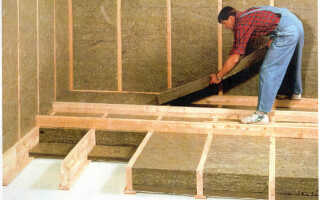 Особенности утепления пола в каркасном доме
