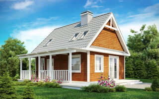 Каркас каркасного дома размером 6х6