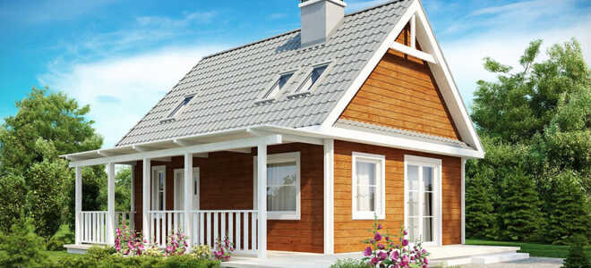 Каркас каркасного дома размером 6х6