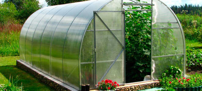 Фундамент для легкой теплицы