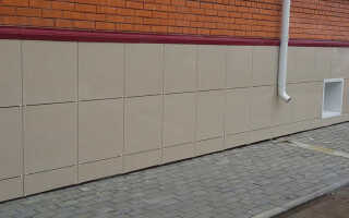 Облицовка цоколя керамогранитом