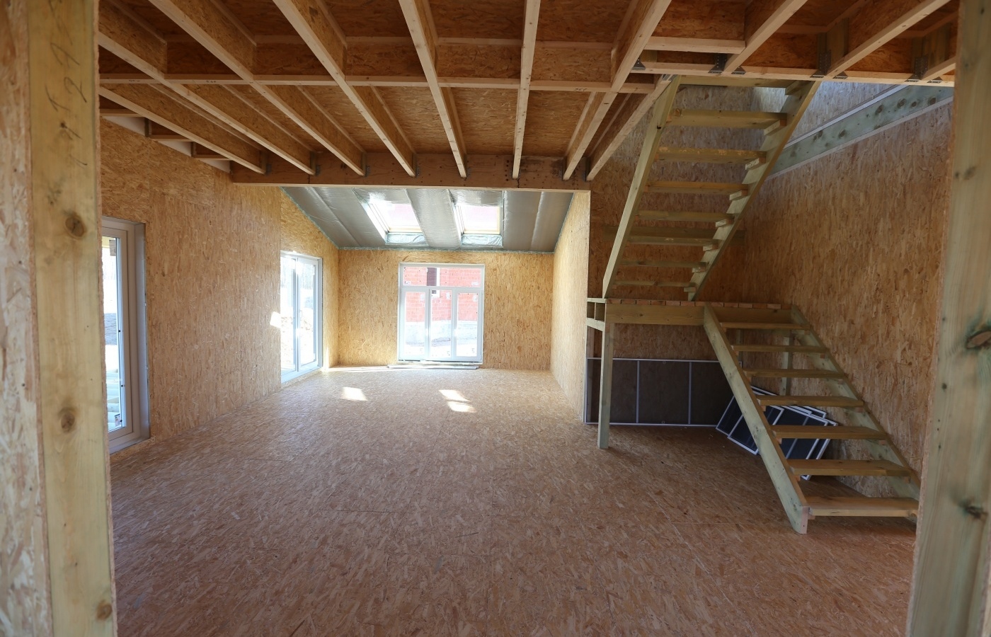 Дом из СИП изнутри