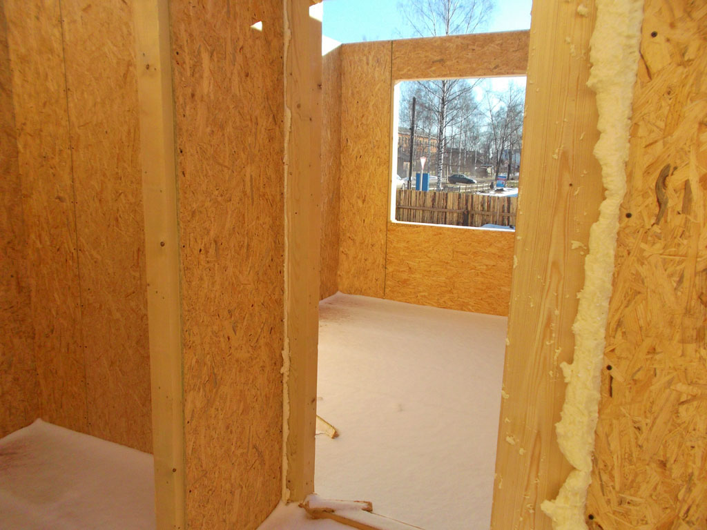 Обшивка каркаса