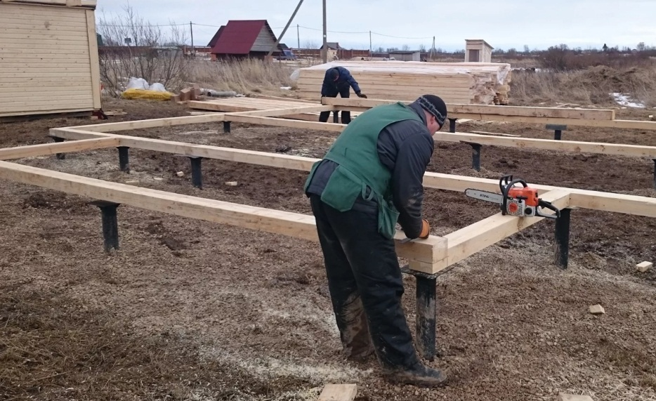 Обвязка фундамента