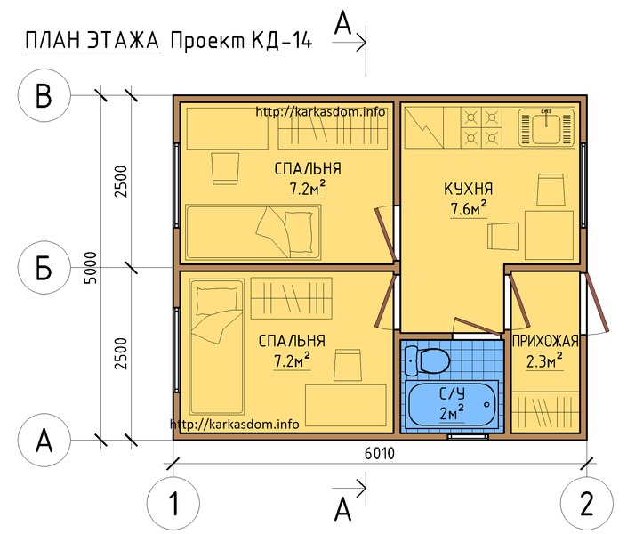 План каркасника