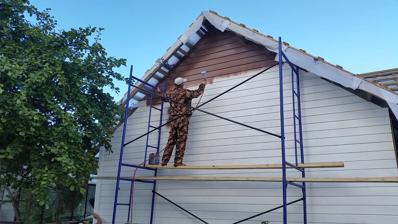 Покраска из краскопульта