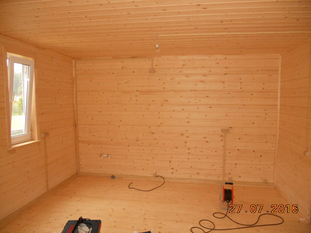 Проводка в каркаснике