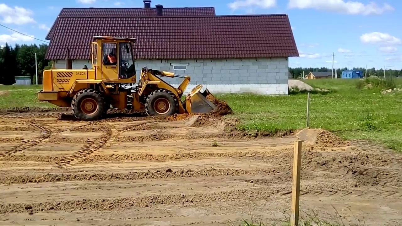 Расчистка участка под строительство