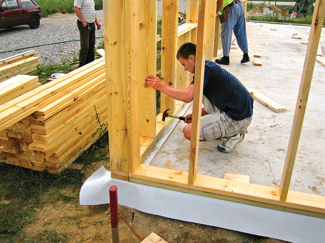 Монтаж каркаса