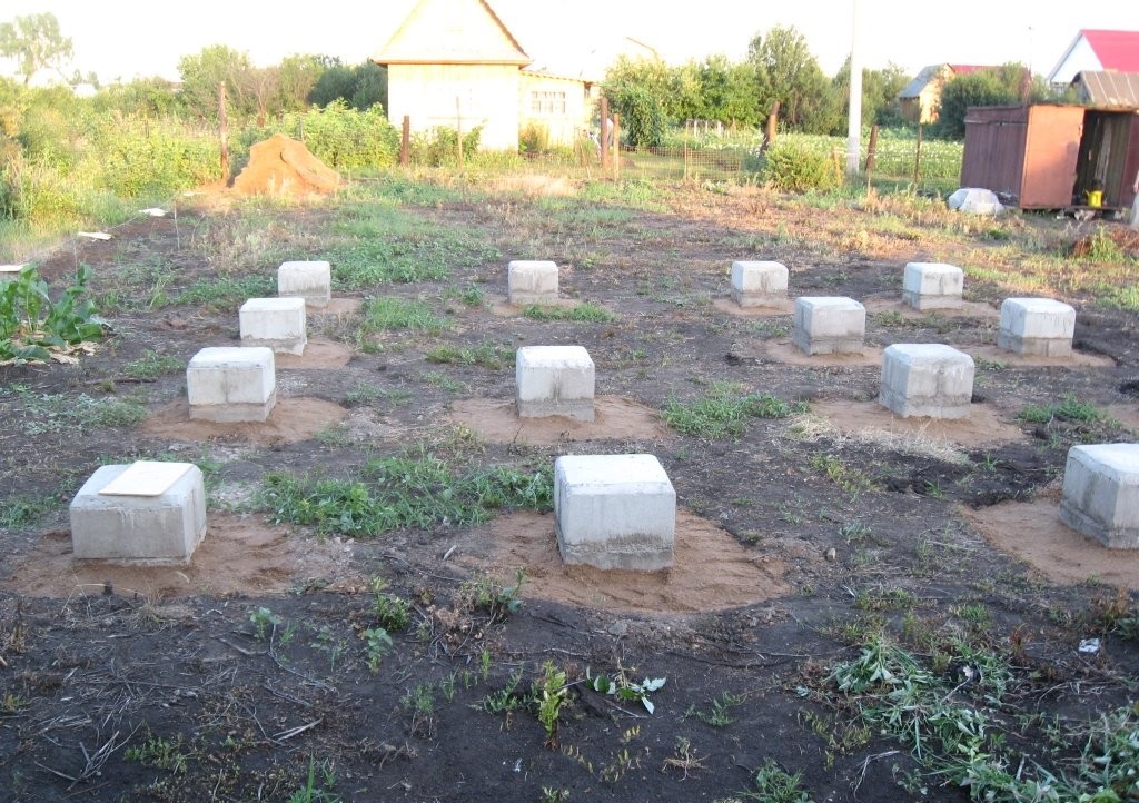 Столбчатый фундамент