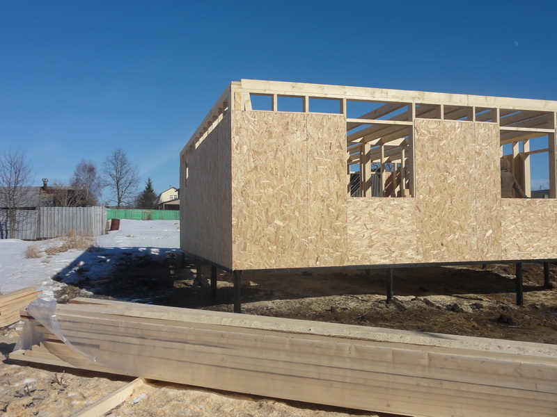 Постройка каркасника