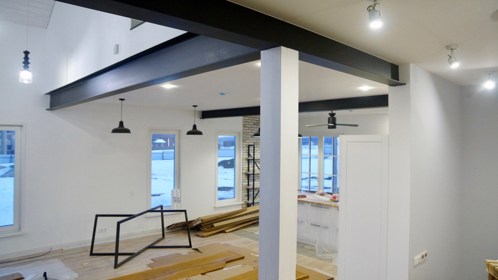 Оштукатуренные стены