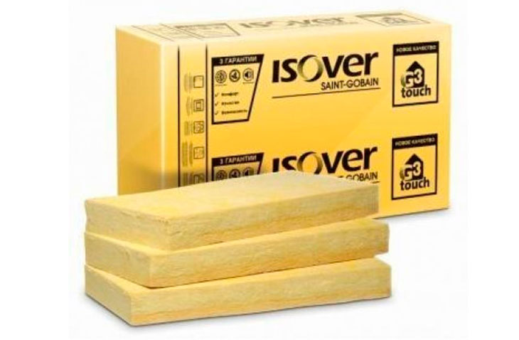 Толщина изделий из минеральной ваты isover