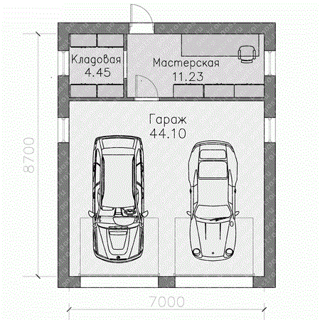 Проекты гаражей